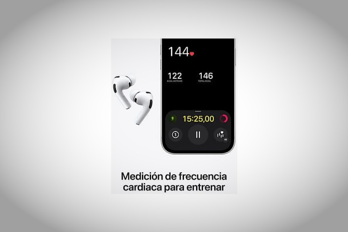 AirPods Pro 3. Imagen: Apple