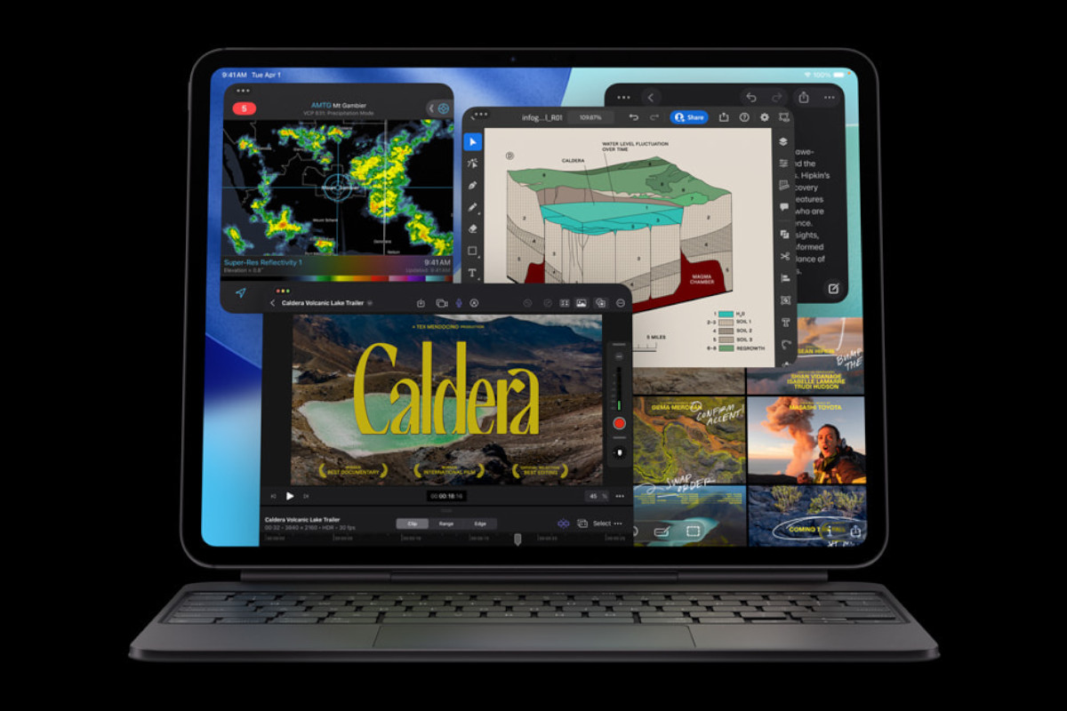 iPad Pro con chip M5. Imagen: Apple