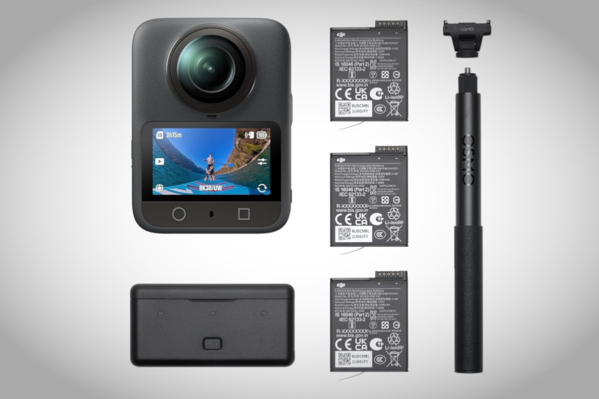 DJI Osmo 360 Pack Aventura. Imagen: DJI