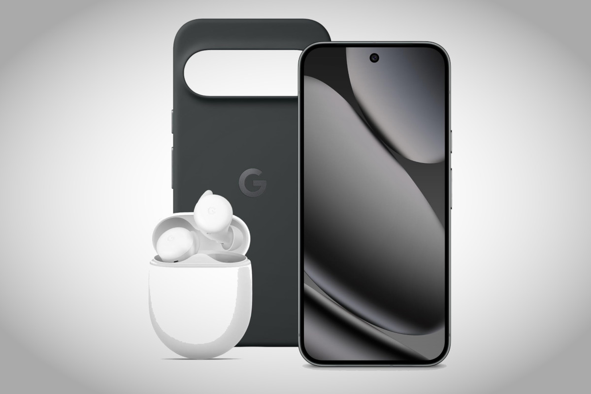 Google Pixel 10 Pro XL, Pixelsnap, Pixel Buds A-Series. Imagen: Google