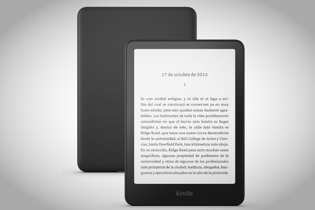 Kindle Paperwhite. Imagen: Kindle