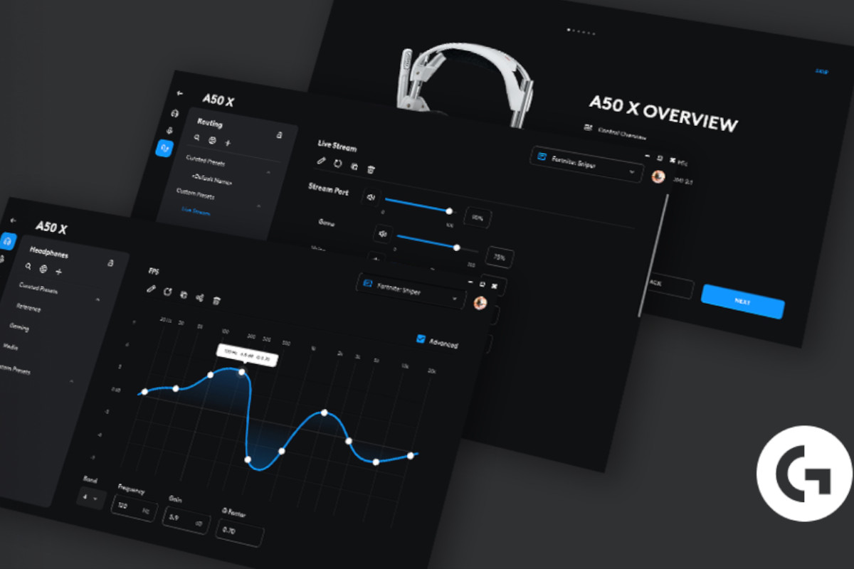 Logitech G Astro A50. Imagen: Logitech