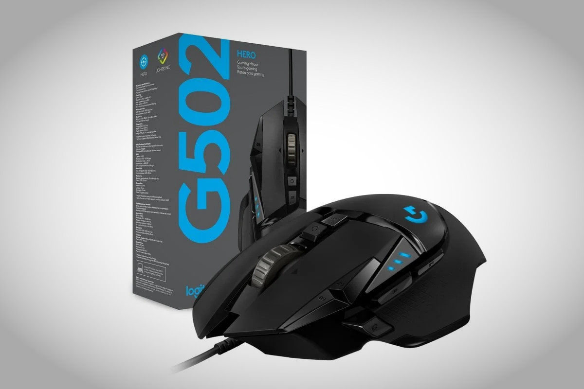 Logitech G502 HERO. Imagen: Logitech