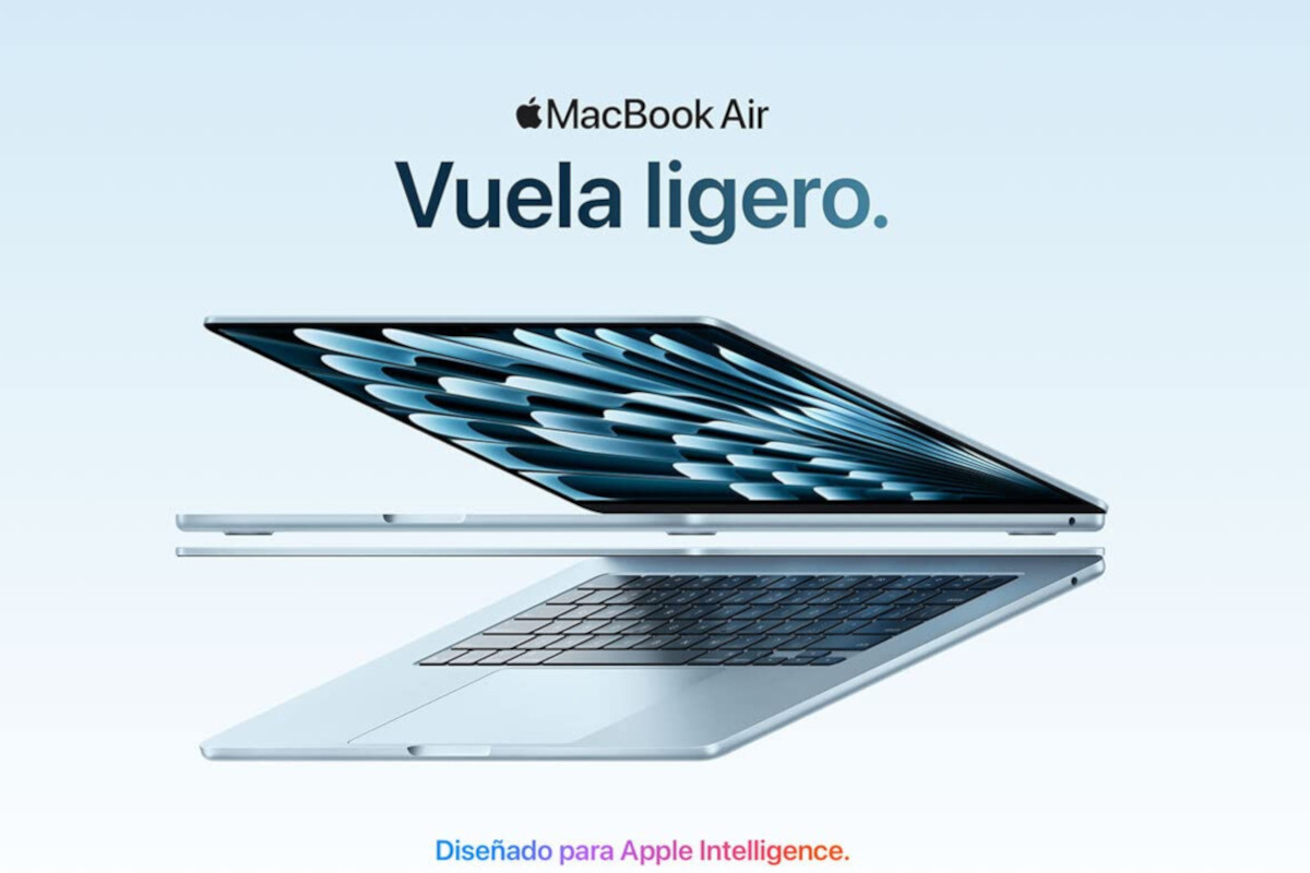 MacBook Air 2025. Imagen: Apple