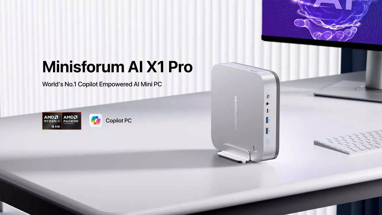 Minisforum AI X1 Pro: el mini PC con Ryzen AI para el trabajo de los profesionales