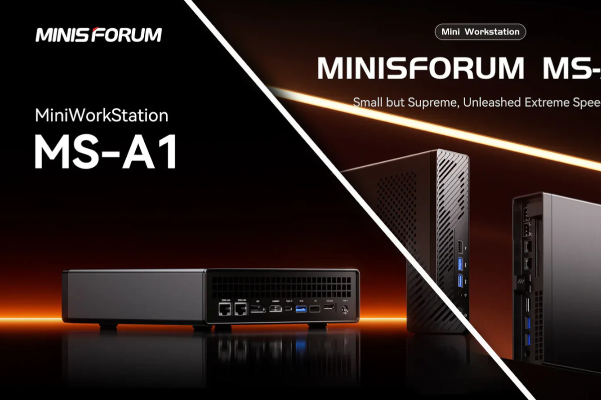 Minisforum MS-A2 frente al MS-A1. Imagen: Minisforum