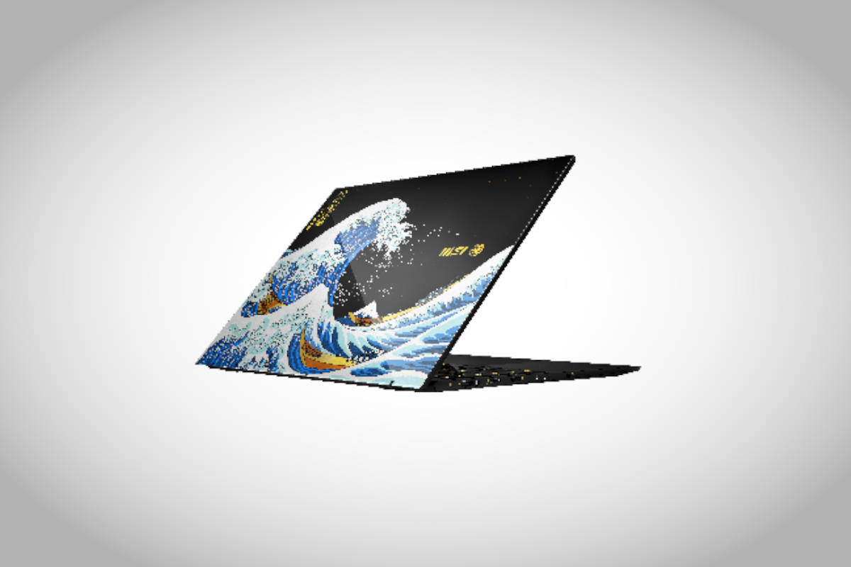 Prestige 13 AI+ Ukiyo-e Edition. Imagen: MSI