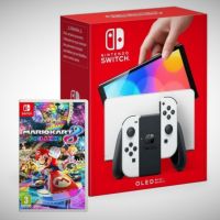 Nintendo Switch OLED Blanca con Mario Kart 8 Deluxe: la experiencia portátil definitiva para gamers exigentes