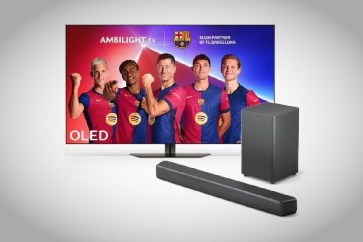 Philips 48OLED819 + TAB5309. Imagen: Philips