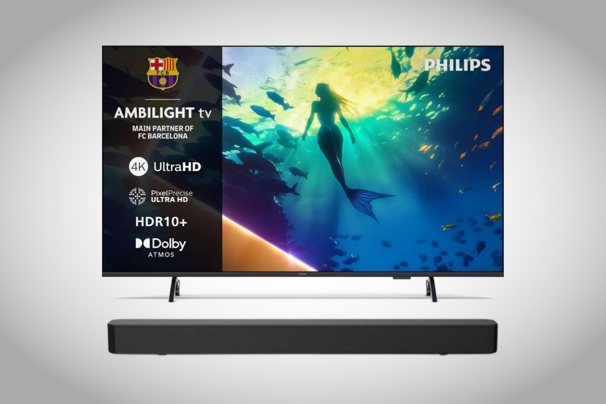 Philips 50PUS8010 + TAB4000. Imagen: Philips