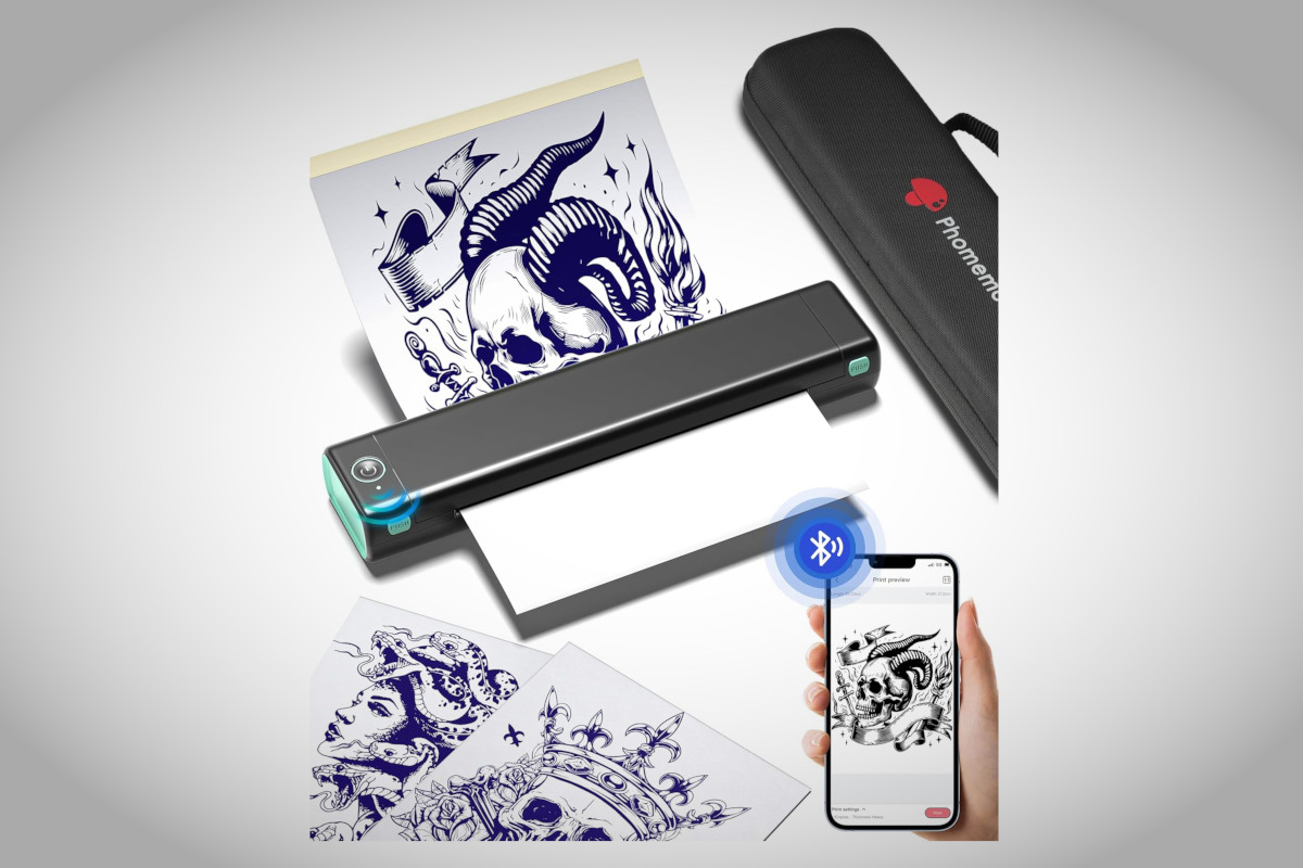 Phomemo M08F: una impresora térmica portátil para plantillas de tatuaje por 105,99 euros