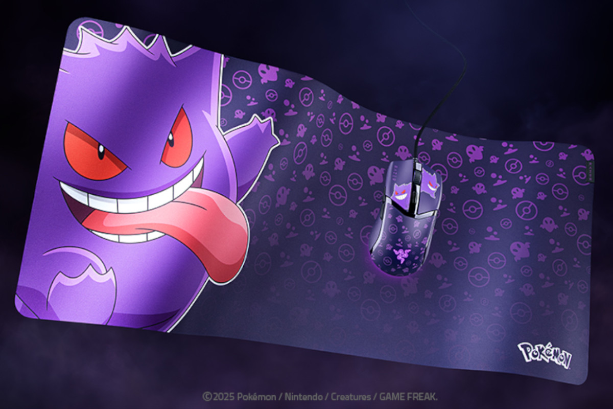 Razer Cobra – Gengar Edition y Razer Gigantus V2 – XXL – Gengar Edition. Imagen: Razer