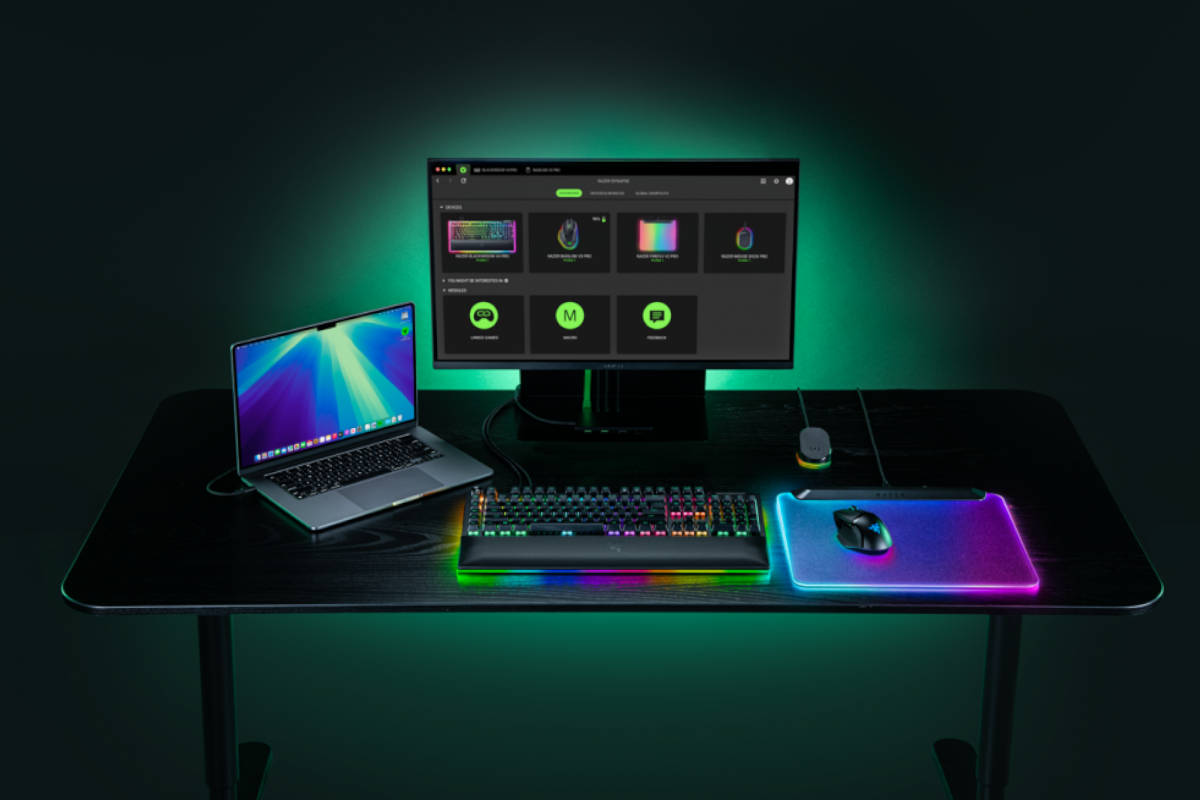Razer Basilisk Mobile y teclado Razer Joro. Imagen: Razer