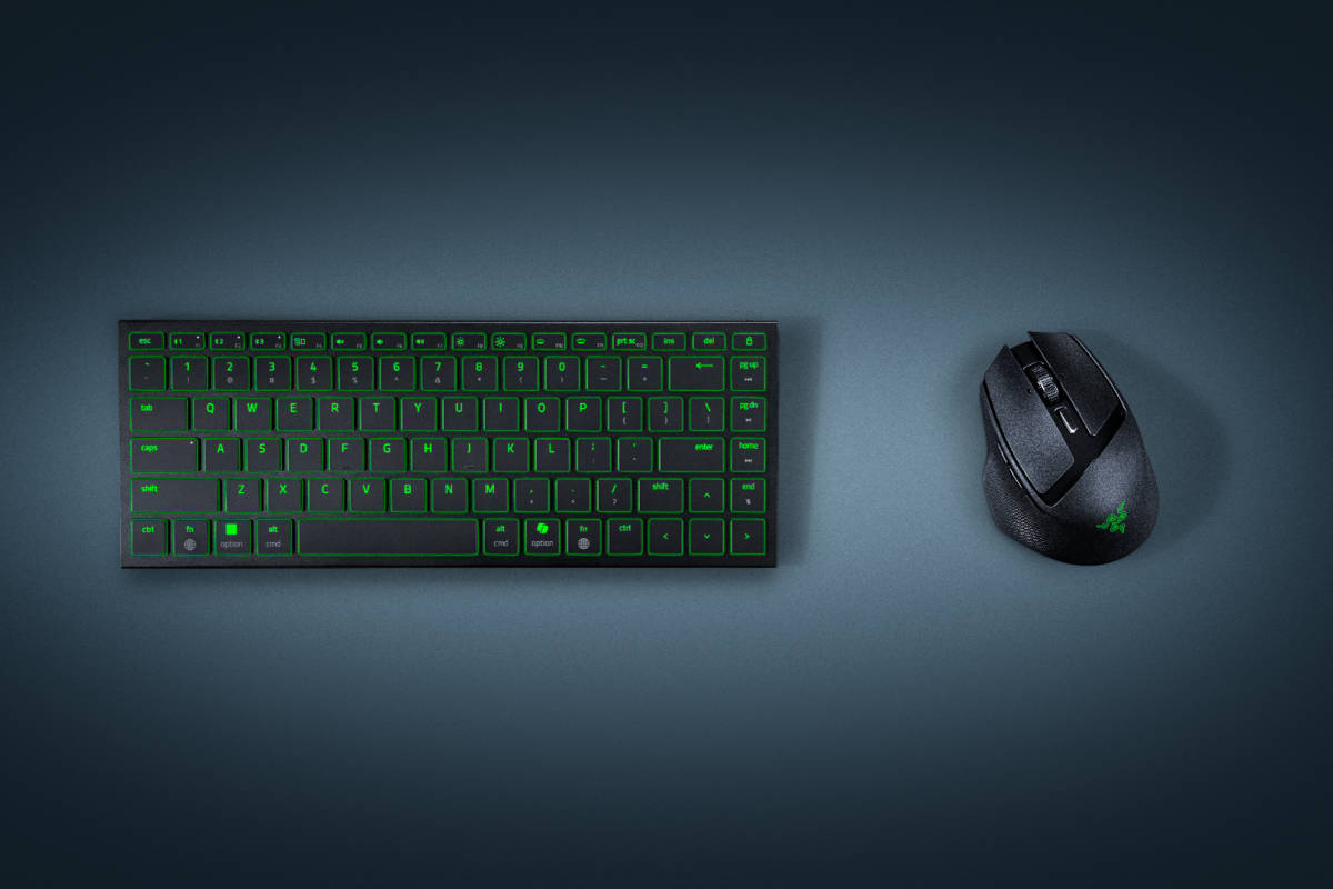Razer Basilisk Mobile y teclado Razer Joro. Imagen: Razer