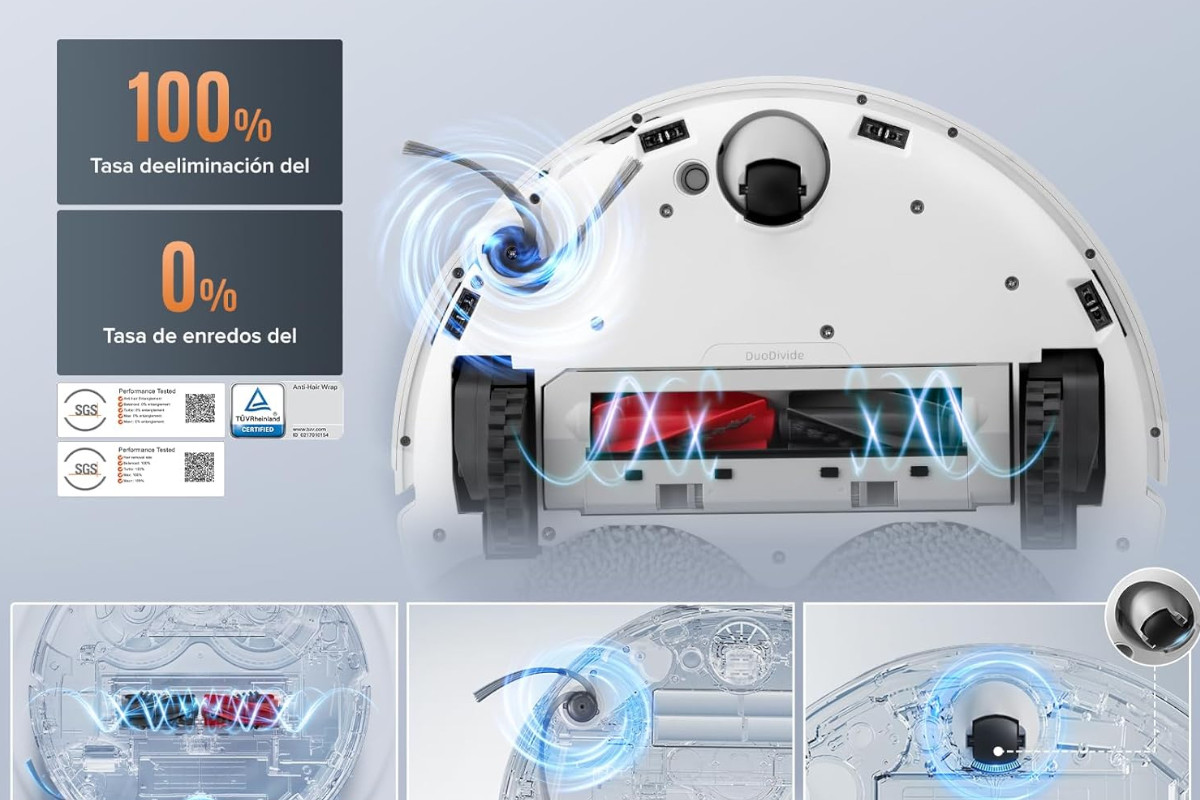 Roborock Qrevo Edge S5A. Imagen: Roborock
