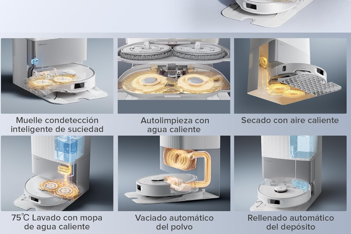 Roborock Qrevo Edge S5A. Imagen: Roborock