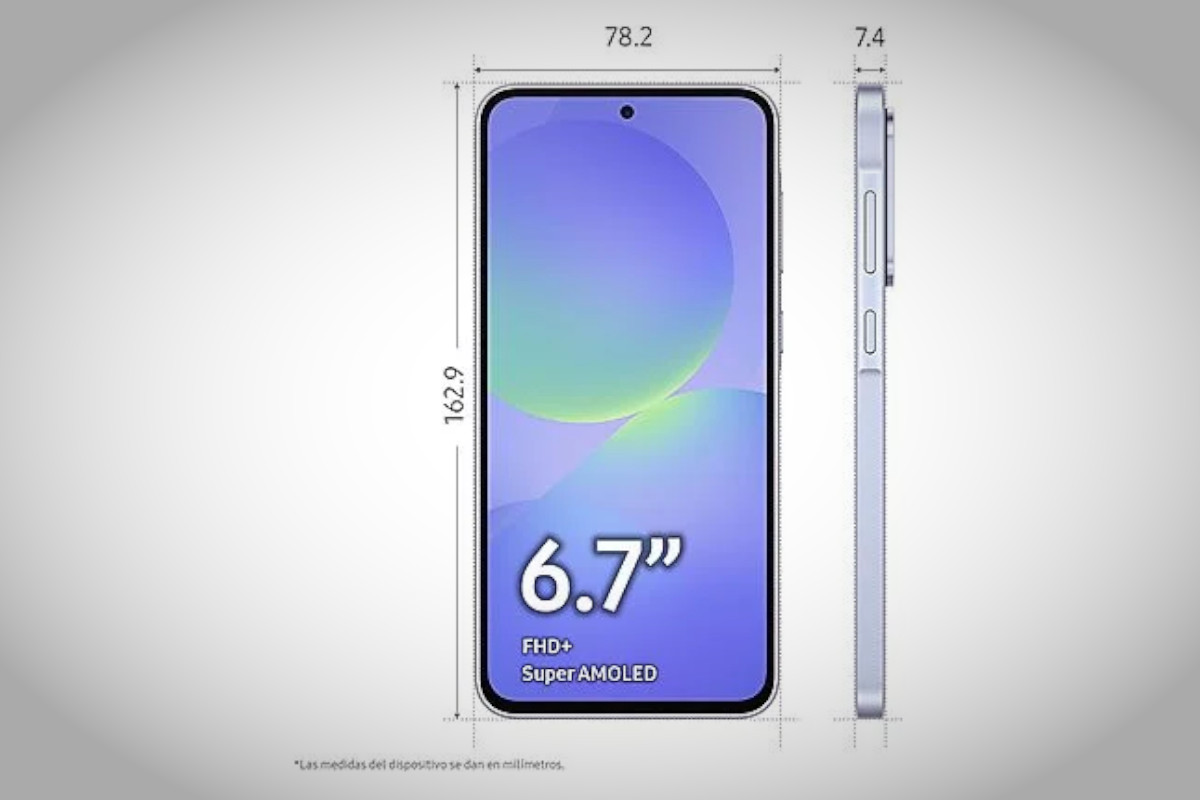 Samsung Galaxy A36 5G. Imagen: Samsung