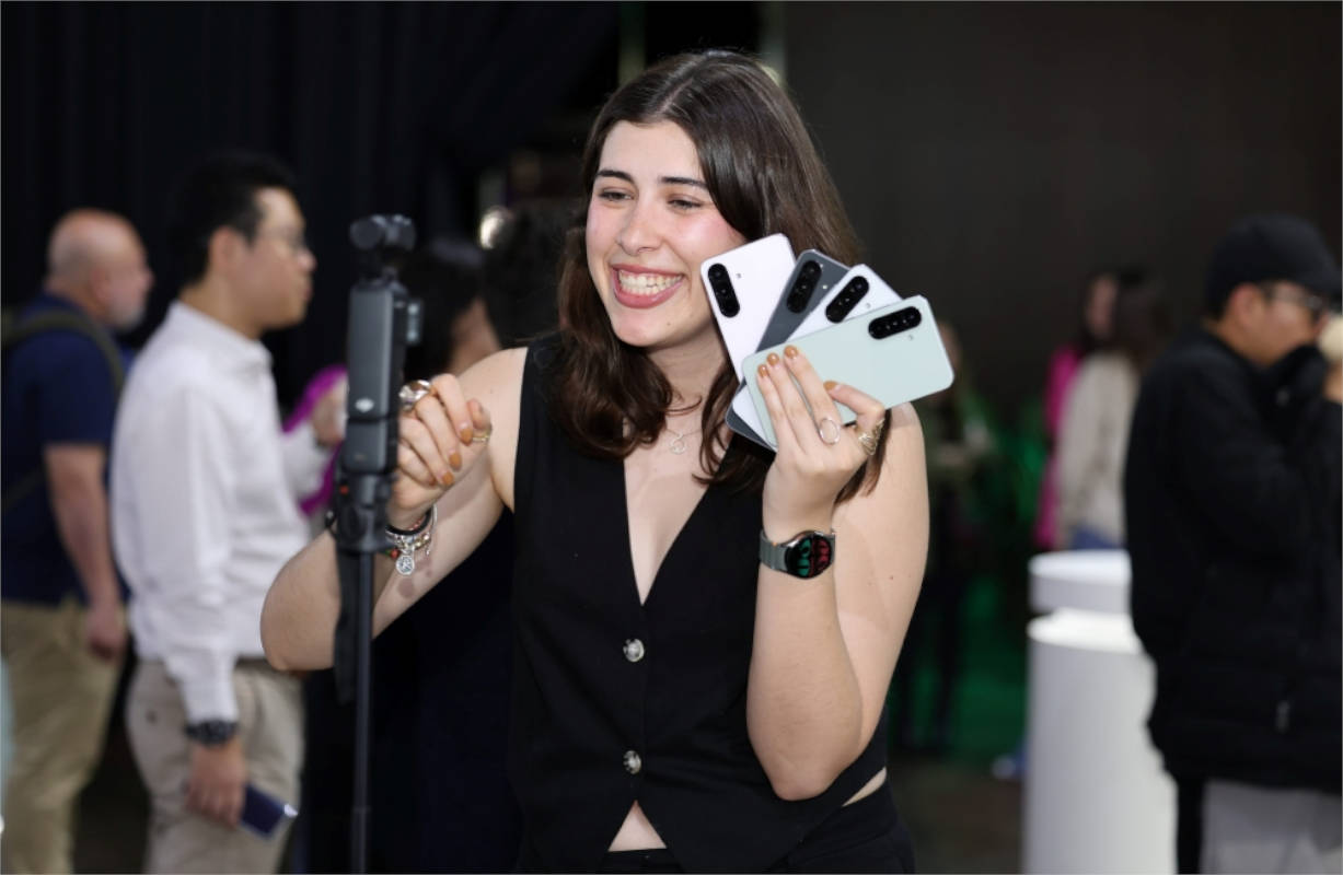 Lanzamiento oficial de la nueva serie Galaxy A. Imagen: Samsung
