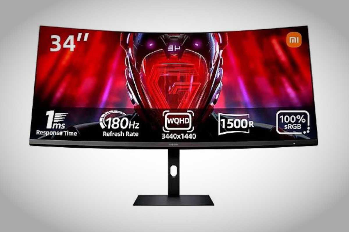 Xiaomi G34: el monitor curvo que eleva la experiencia gaming con 180 Hz y resolución WQHD